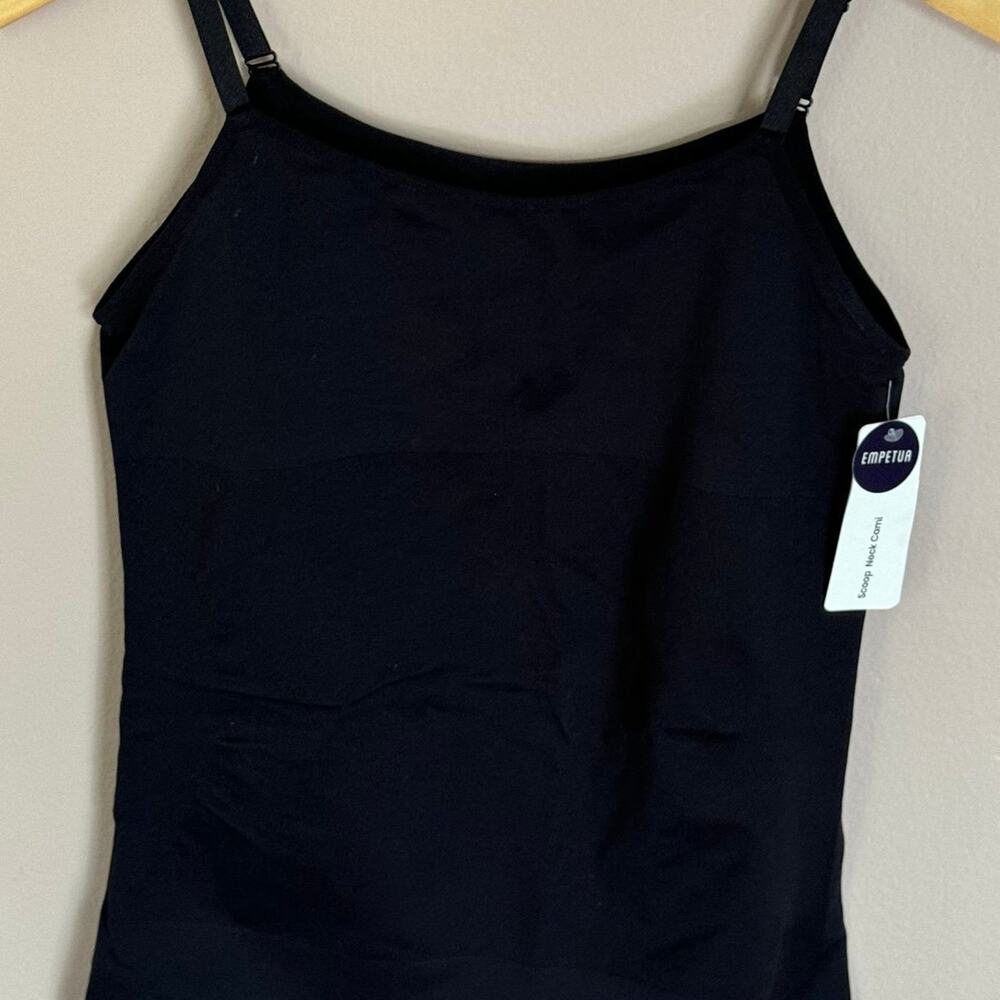 Two Empetua Scoop Neck Cami 2XL Black NWT